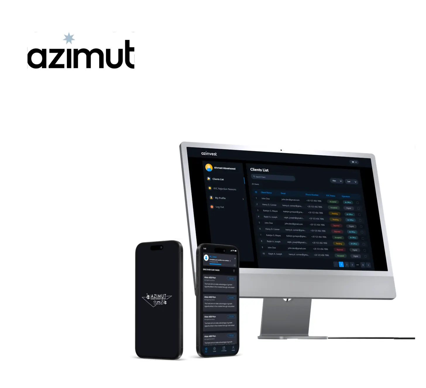AzInvest — digital fund platform (€80B+ AUM)