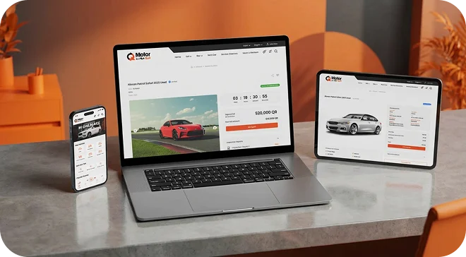 QMotor — Qatar's #1 auto marketplace (500K+ users)